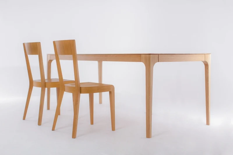 Table de salle à manger à rallonges en chêne massif CREATIV | VESKOR