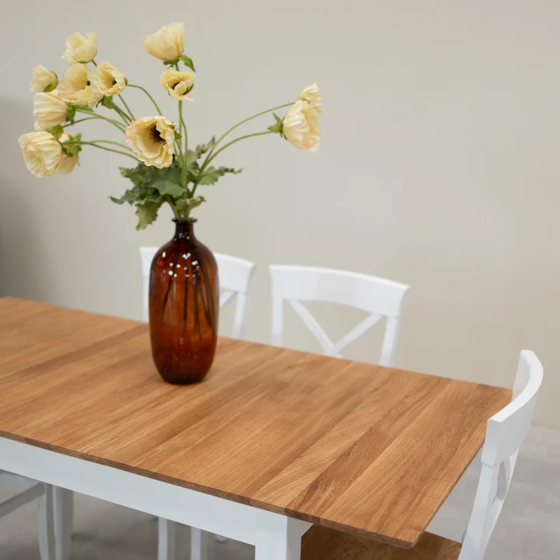 Table à manger extensible en bois massif Lausanne | NordicStory