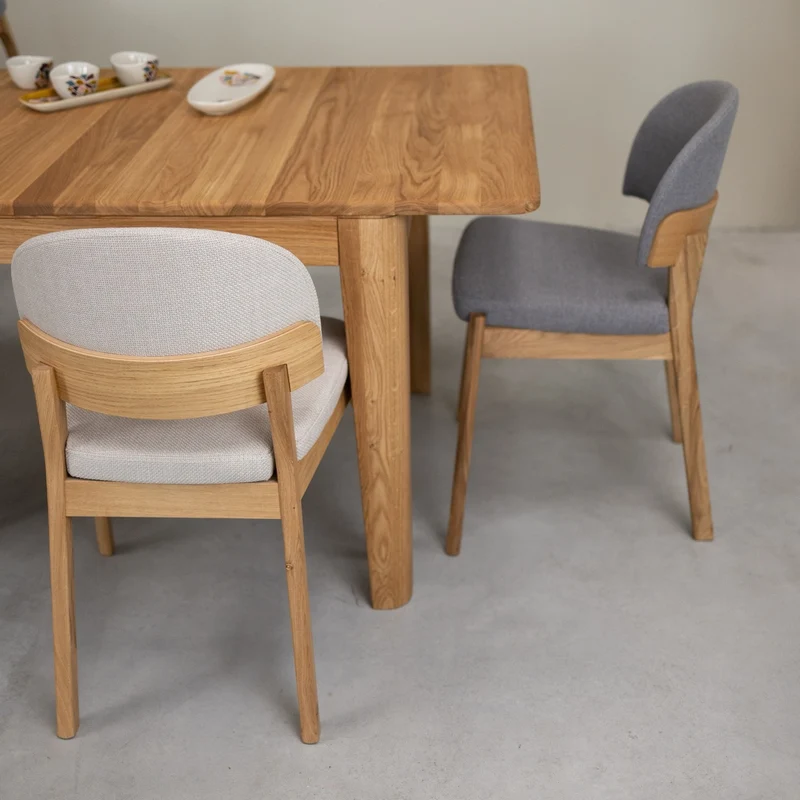 Table de salle à manger à rallonges en chêne massif KODAMA | NordicStory