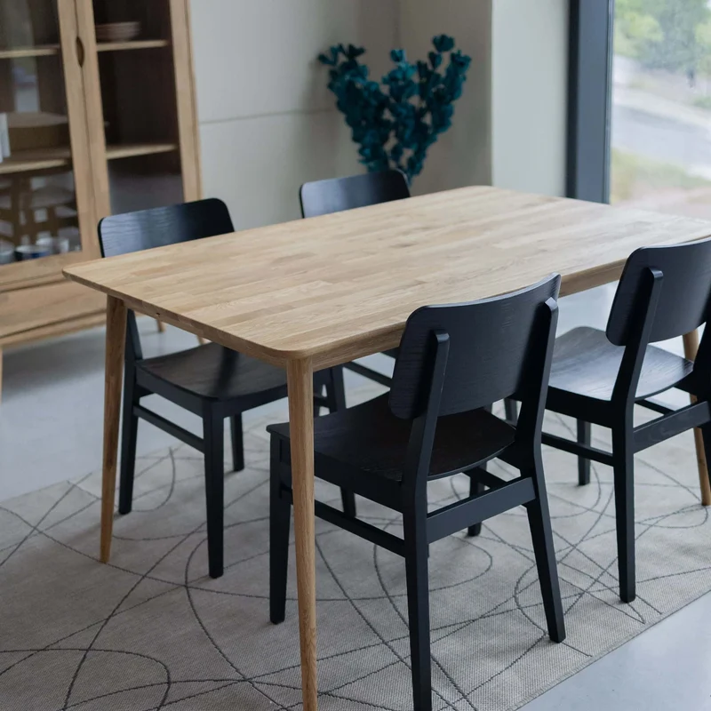 Table à manger extensible en chêne massif MALMO 2 | NordicStory
