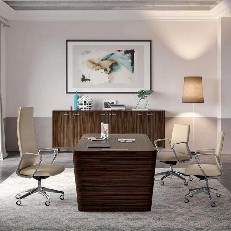 Fauteuil de direction en cuir - DIRECTA