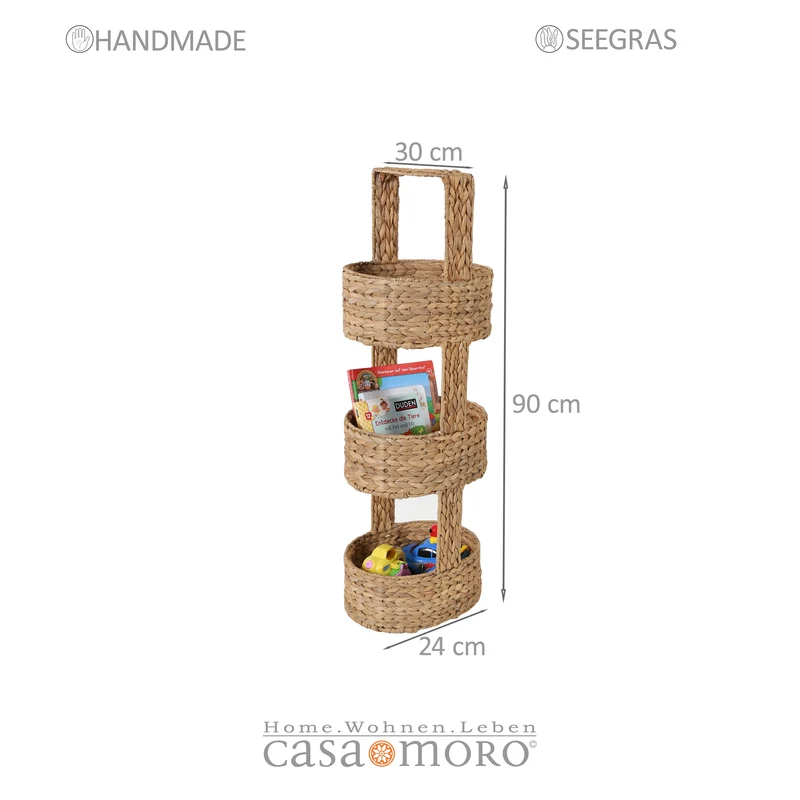 Etagère panier Stella avec 3 étagères