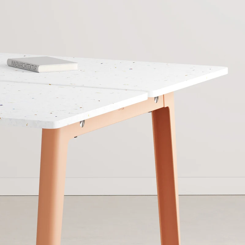 Bureau open-space NEW MODERN 2 places - plastique recyclé Venezia
