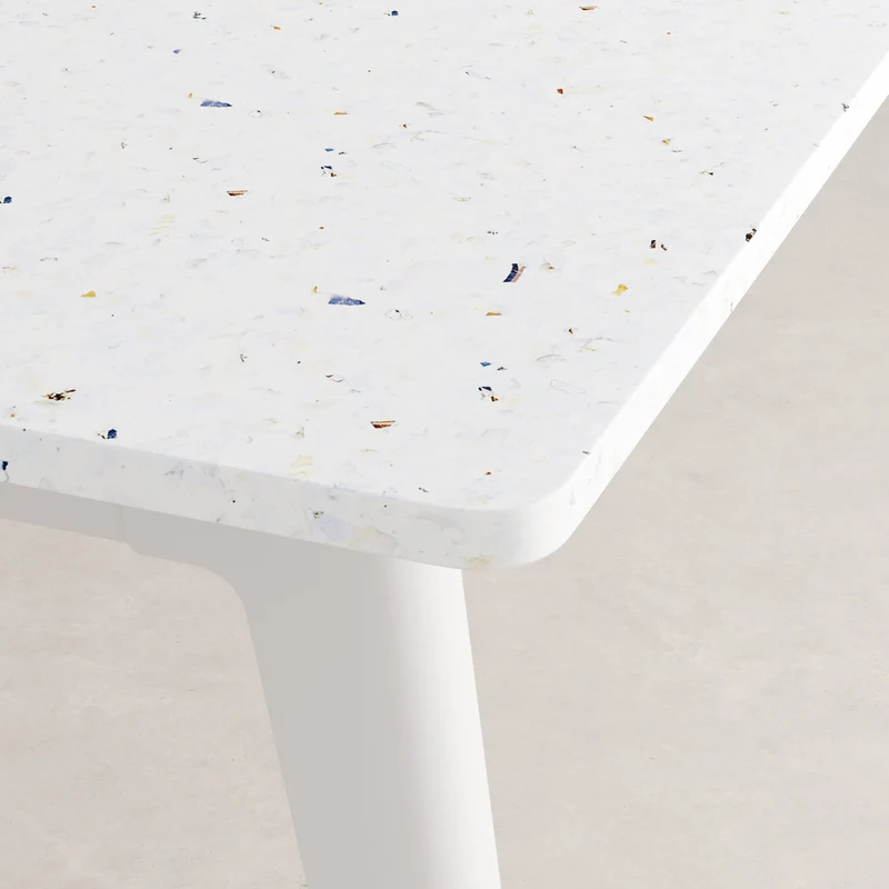 Bureau open-space NEW MODERN 2 places - plastique recyclé Venezia