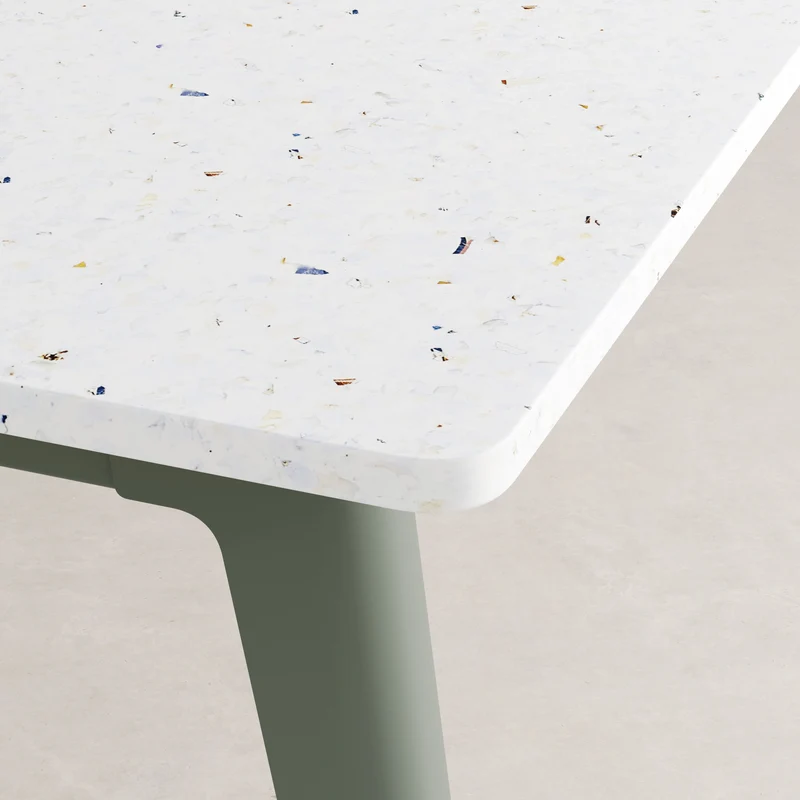 Bureau open-space NEW MODERN 2 places - plastique recyclé Venezia