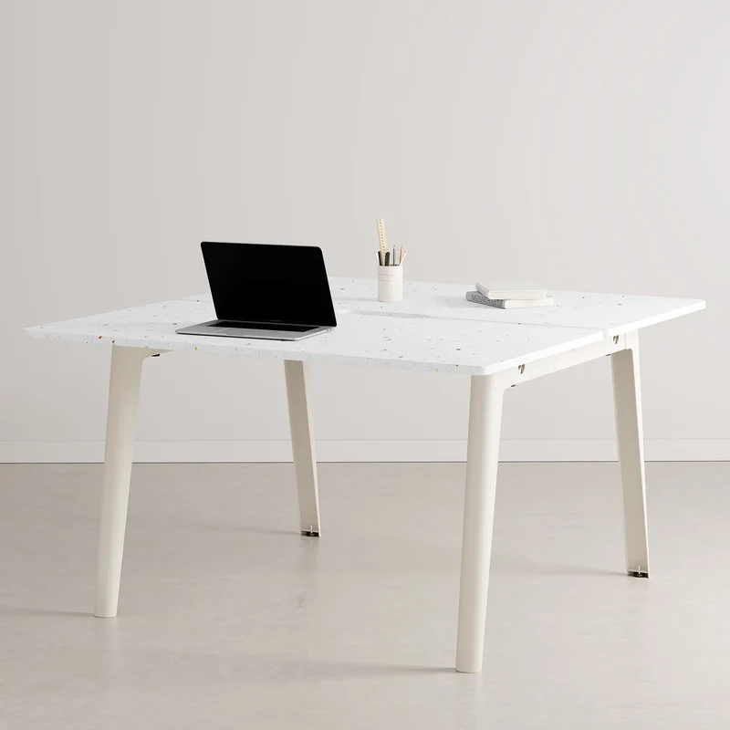 Bureau open-space NEW MODERN 2 places - plastique recyclé Venezia