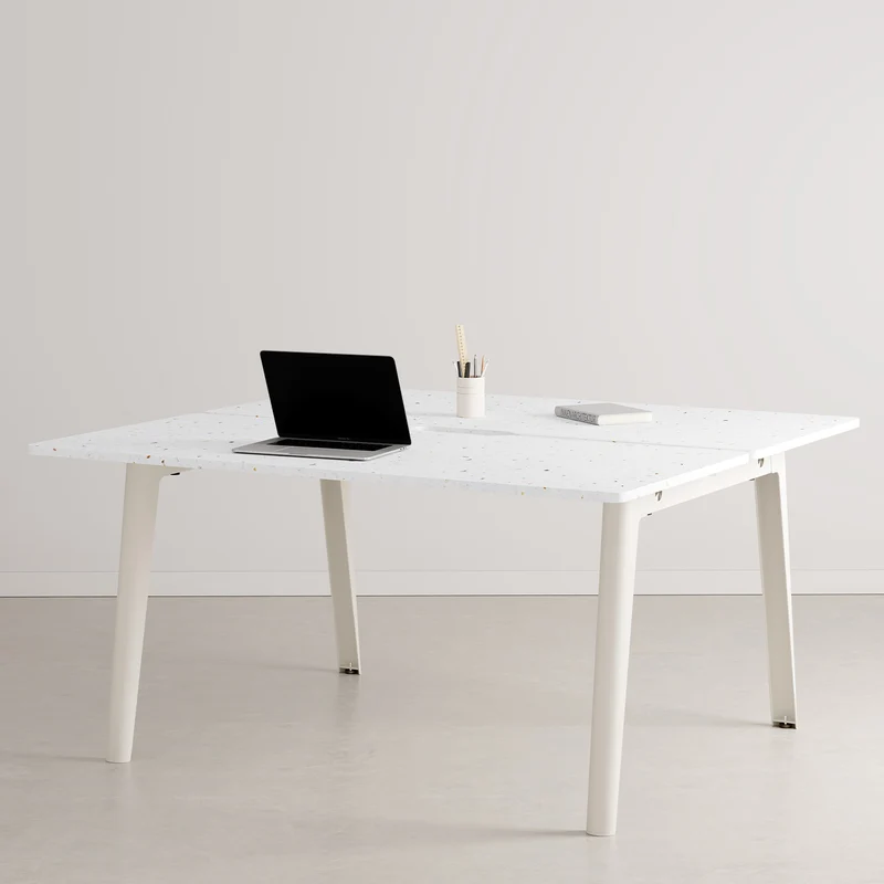 Bureau open-space NEW MODERN 2 places - plastique recyclé Venezia