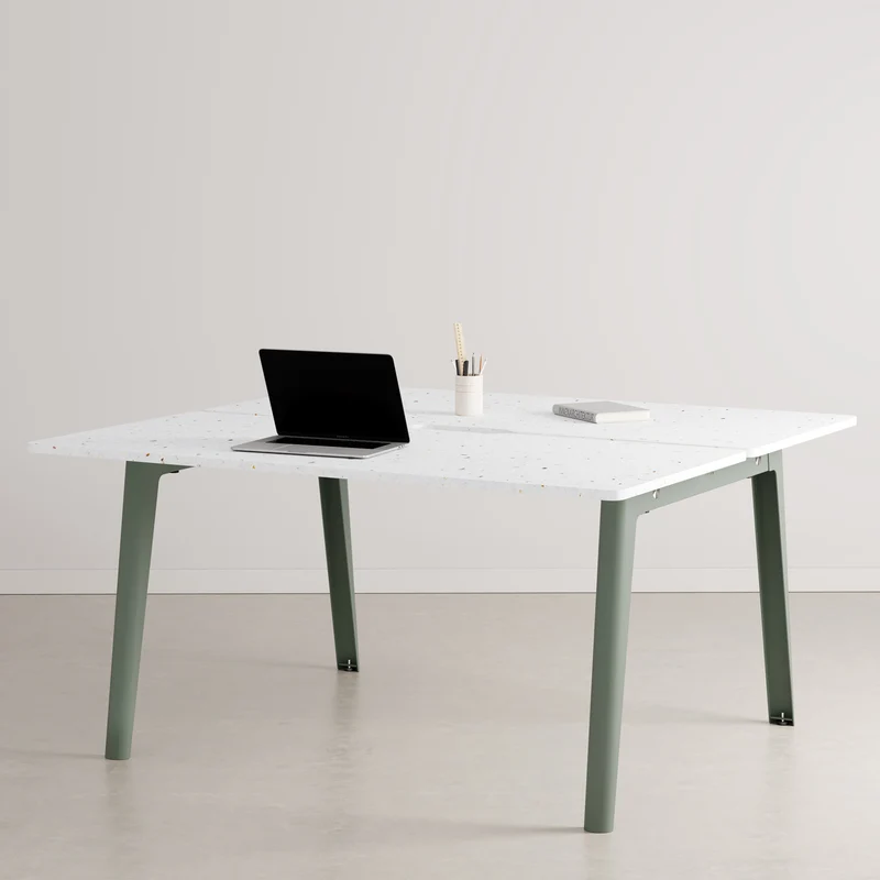 Bureau open-space NEW MODERN 2 places - plastique recyclé Venezia