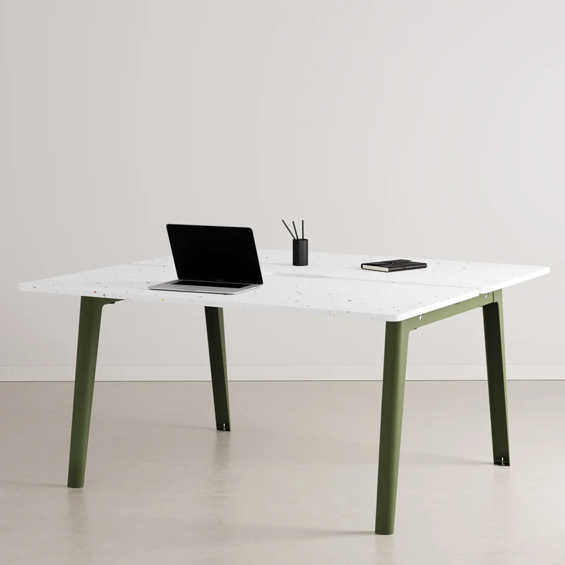 Bureau open-space NEW MODERN 2 places - plastique recyclé Venezia