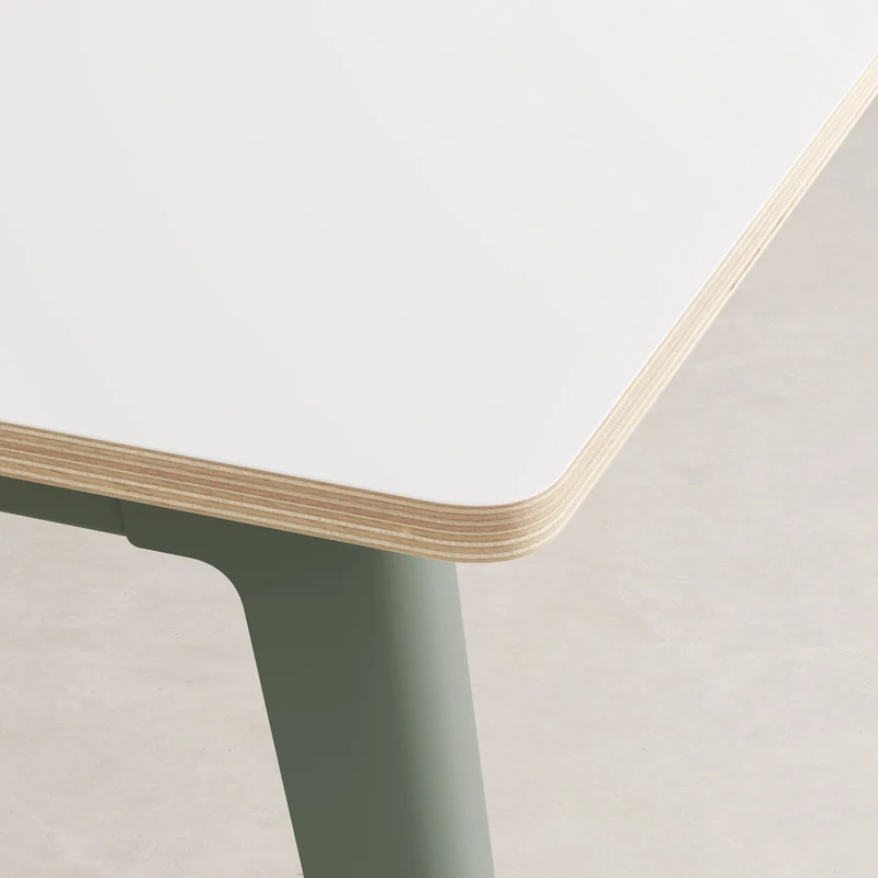 Bureau open-space NEW MODERN 4 places - multiplis blanc