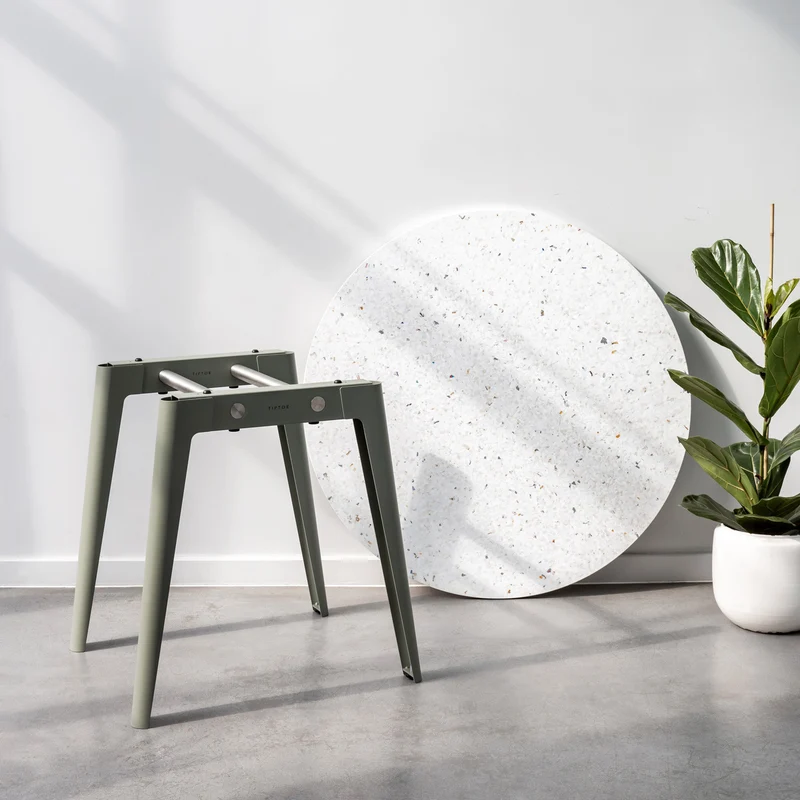Table ronde NEW MODERN Ø 108cm - plastique recyclé Venezia