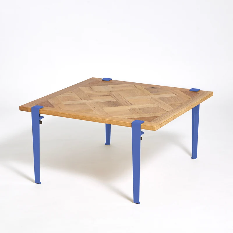 Table basse TIPTOE 80x80cm - parquet de Versailles