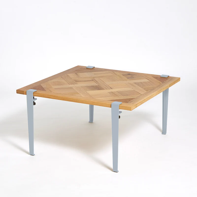 Table basse TIPTOE 80x80cm - parquet de Versailles