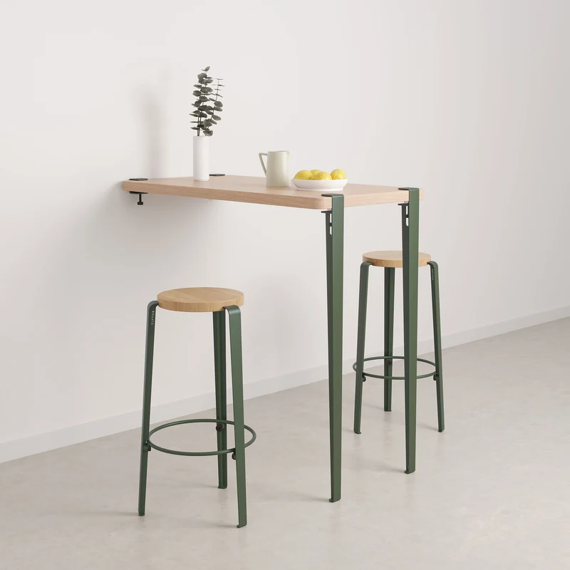 Pied de table bar 110cm et accroche murale BRACKET