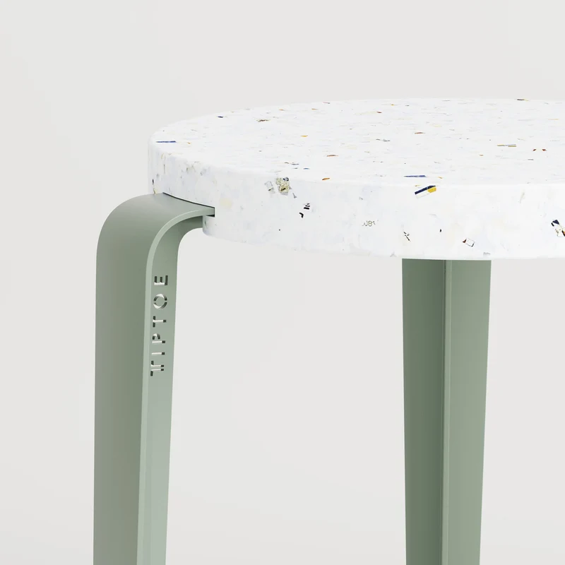 Tabouret LOU - plastique recyclé Venezia