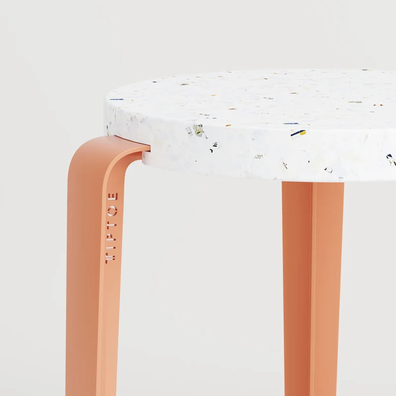 Tabouret LOU - plastique recyclé Venezia