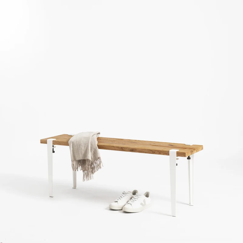 Banc d'appoint TIPTOE 120x30cm - bois ancien recyclé