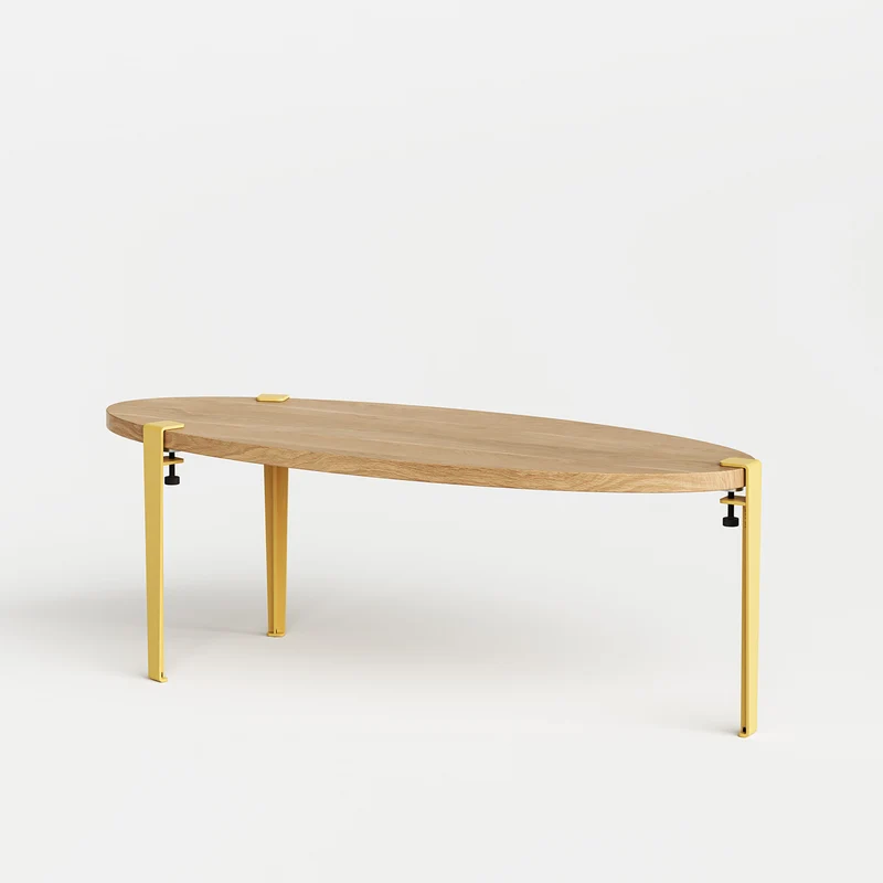 Table basse TIPTOE 120x48cm - chêne massif