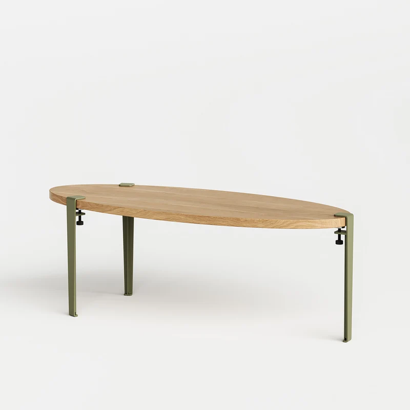 Table basse TIPTOE 120x48cm - chêne massif