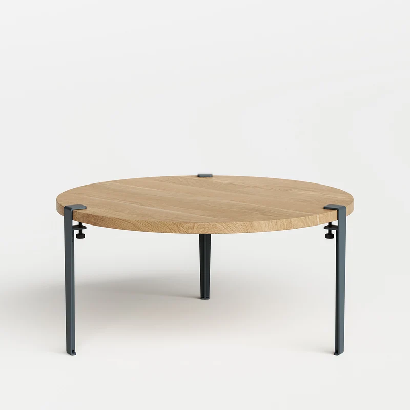 Table basse ronde TIPTOE Ø 90cm - chêne massif