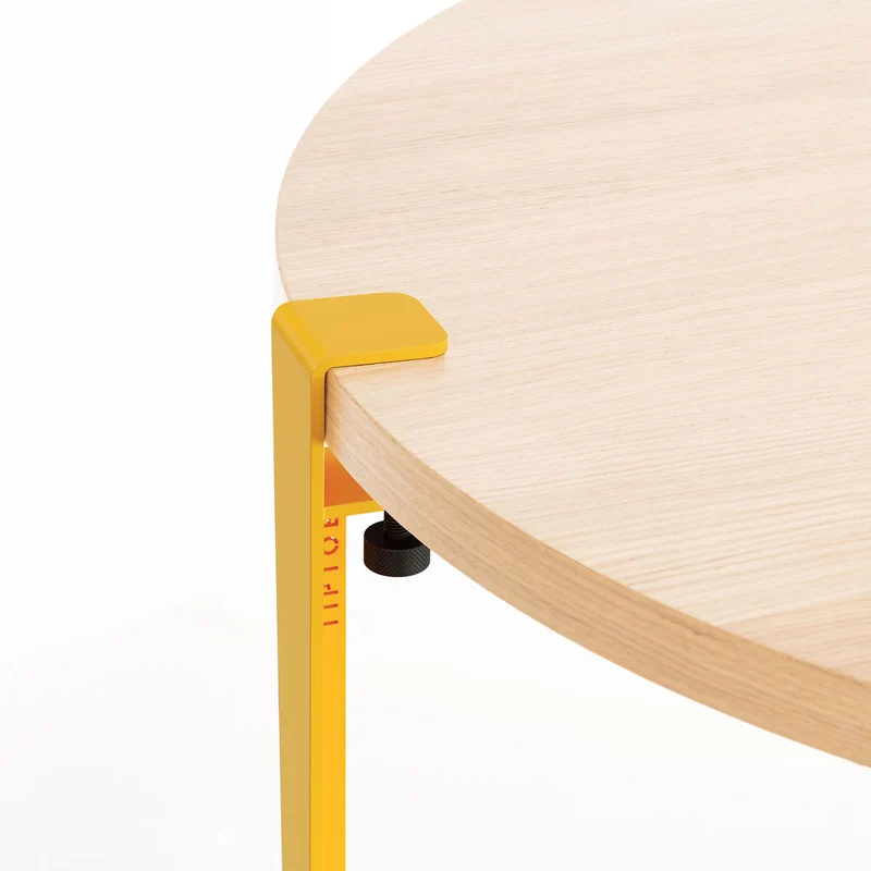 Table basse ronde TIPTOE Ø 90cm - chêne massif