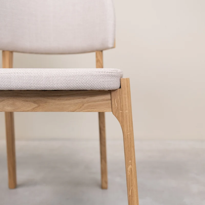 Lot de 2 ou 4 chaises en chêne massif « Astrid » | NordicStory