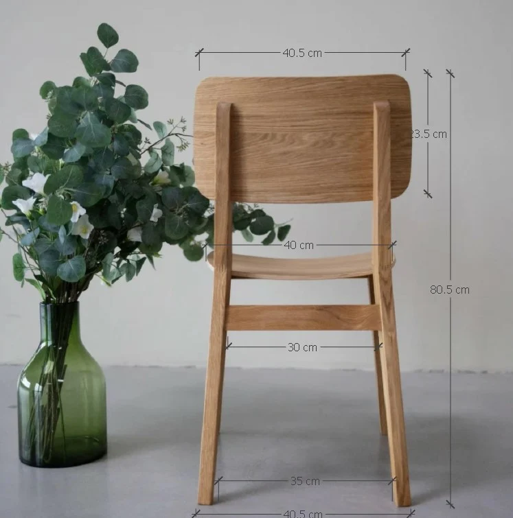 Lot de 2 ou 4 chaises de salle à manger en chêne KODAMA | NordicStory