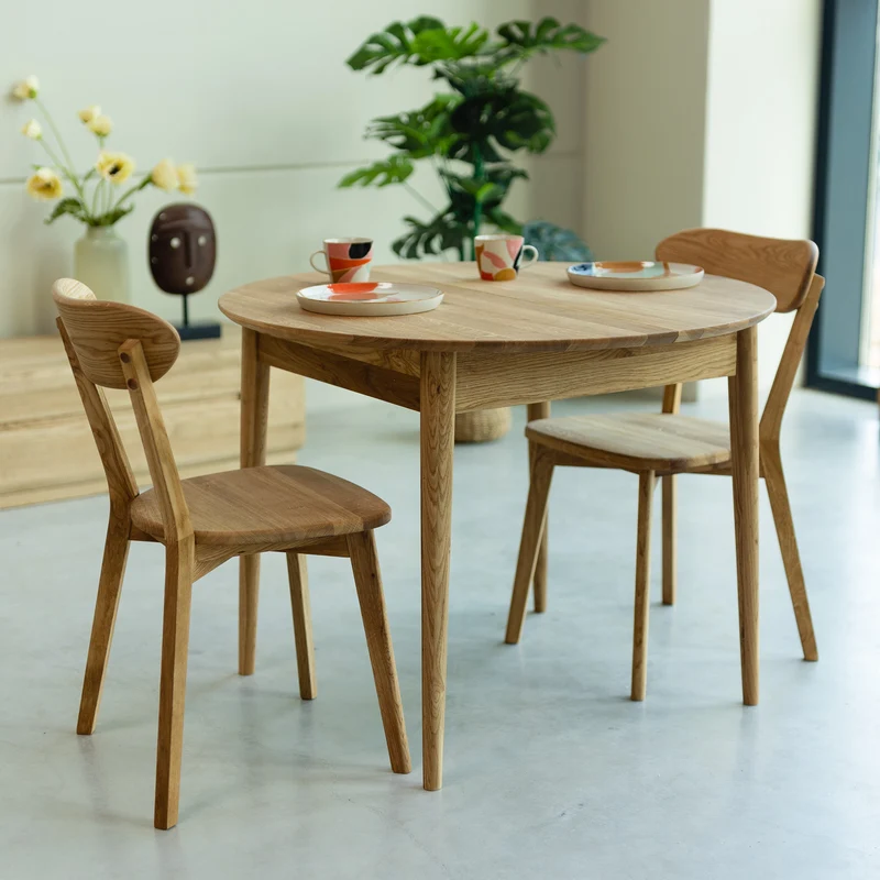 Table de salle à manger à rallonges en chêne MALMO | NordicStory