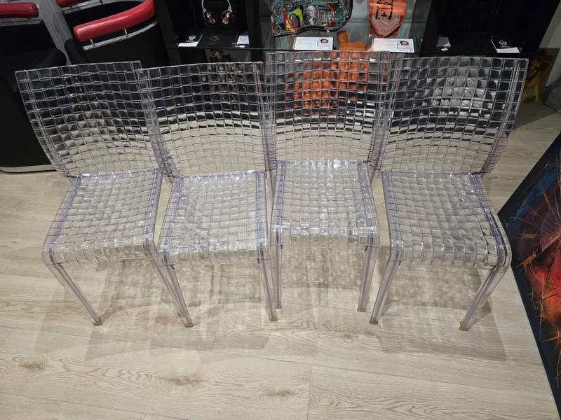 4 Chaise Kartell “Ami Ami” – Design Tokujin Yoshioka – Polycarbonate Transparent