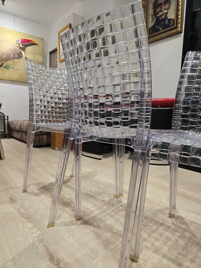 4 Chaise Kartell “Ami Ami” – Design Tokujin Yoshioka – Polycarbonate Transparent