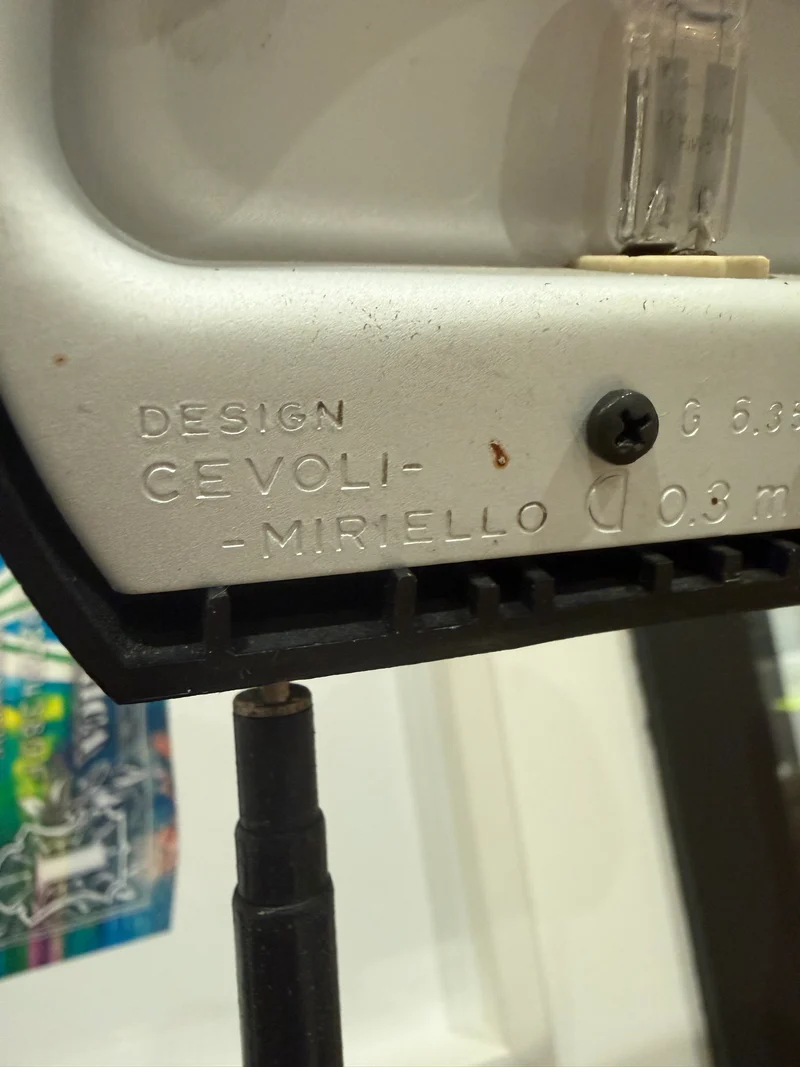 Lampe de bureau vintage – Design Stefano Cevoli (Italie)