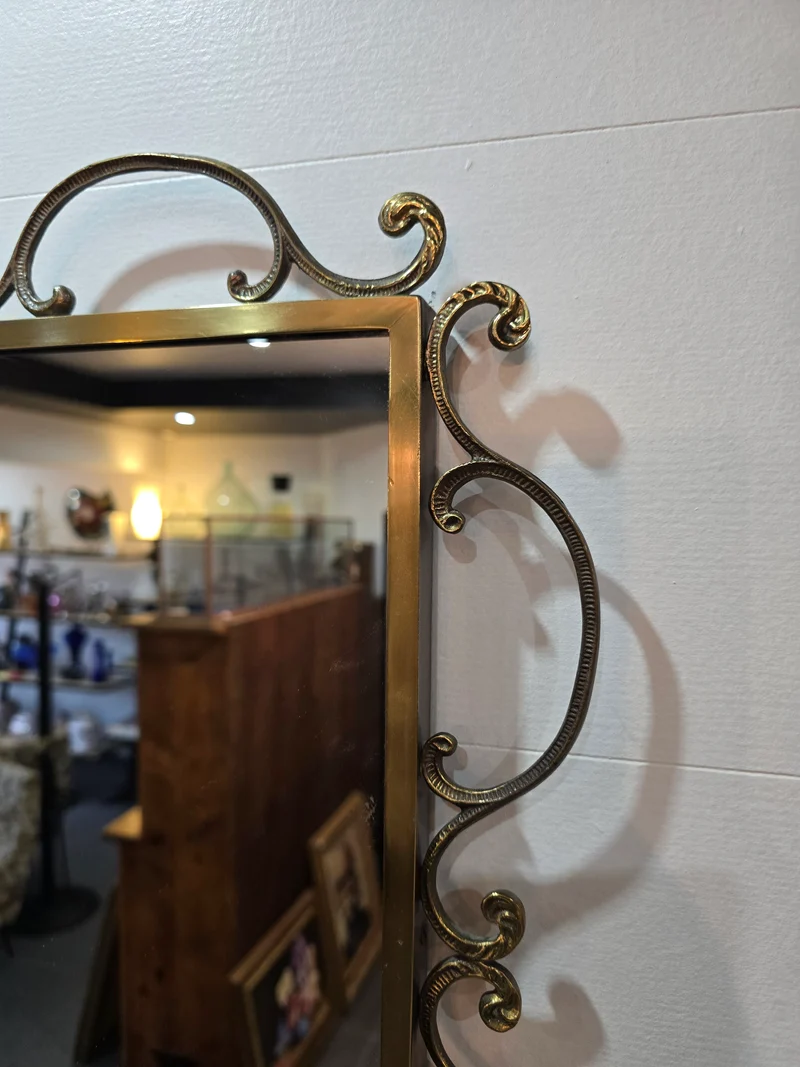 miroir mural en fer forgé – Style Art Déco / Maison Bourgeoise