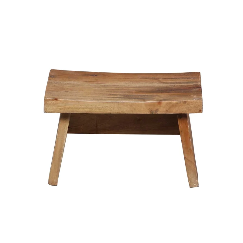 Tabouret en teck Paolo