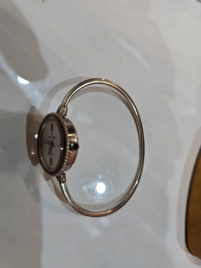 Montre vintage en argent – Michel Herbelin Paris