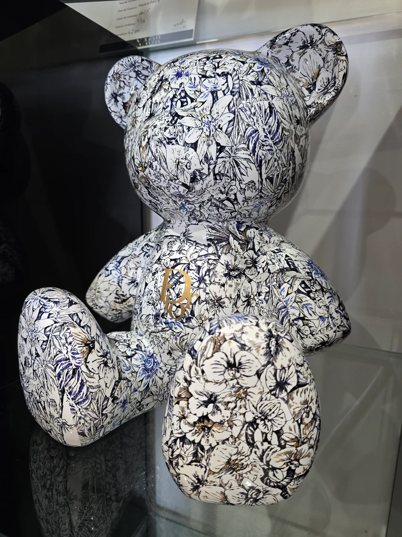 Teddy Bear Dior floral – Édition limitée 6/26 – 35 cm