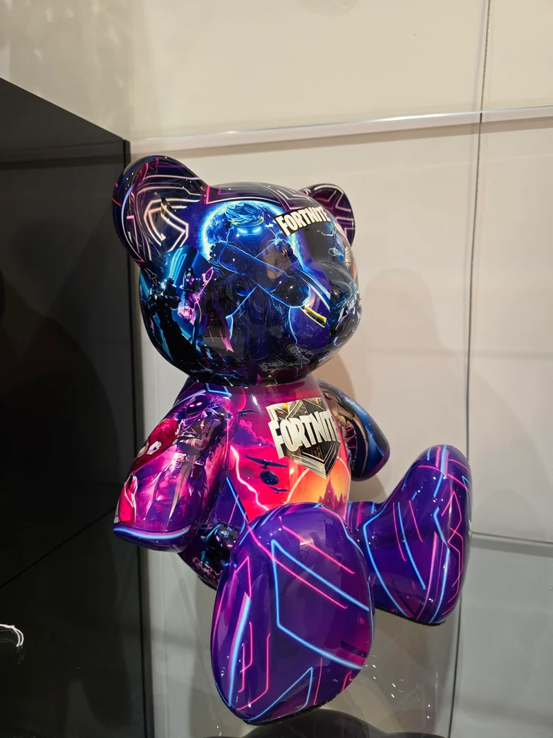 Teddy Bear Fortnite – Édition limitée 4/26 – Résine covering - 35 cm