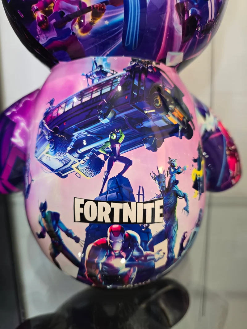 Teddy Bear Fortnite – Édition limitée 4/26 – Résine covering - 35 cm