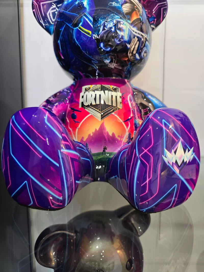 Teddy Bear Fortnite – Édition limitée 4/26 – Résine covering - 35 cm