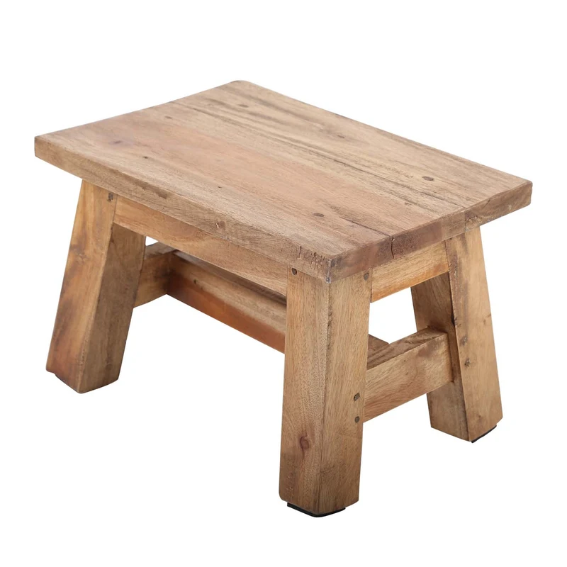 Tabouret en teck Adamo