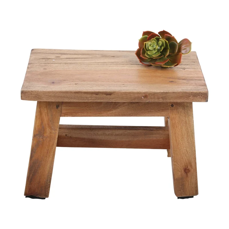 Tabouret en teck Adamo