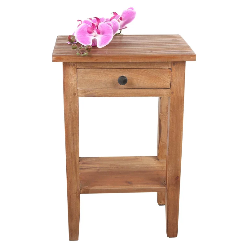 Table d'appoint compacte en teck