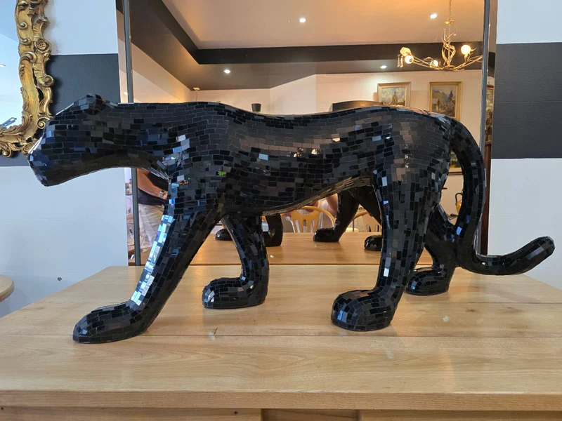 Black Disco panthère 115cm