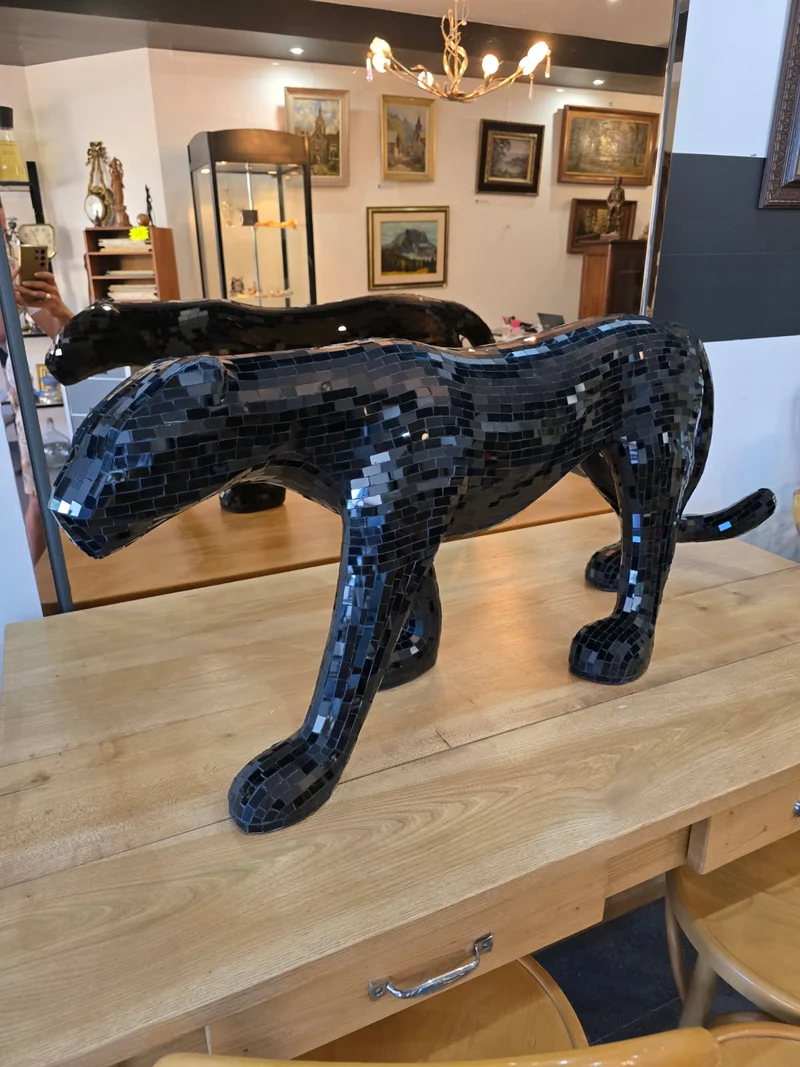 Black Disco panthère 115cm
