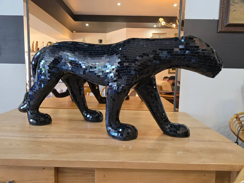 Black Disco panthère 115cm