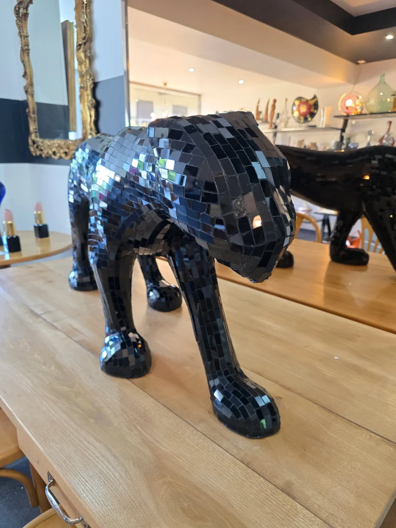 Black Disco panthère 115cm