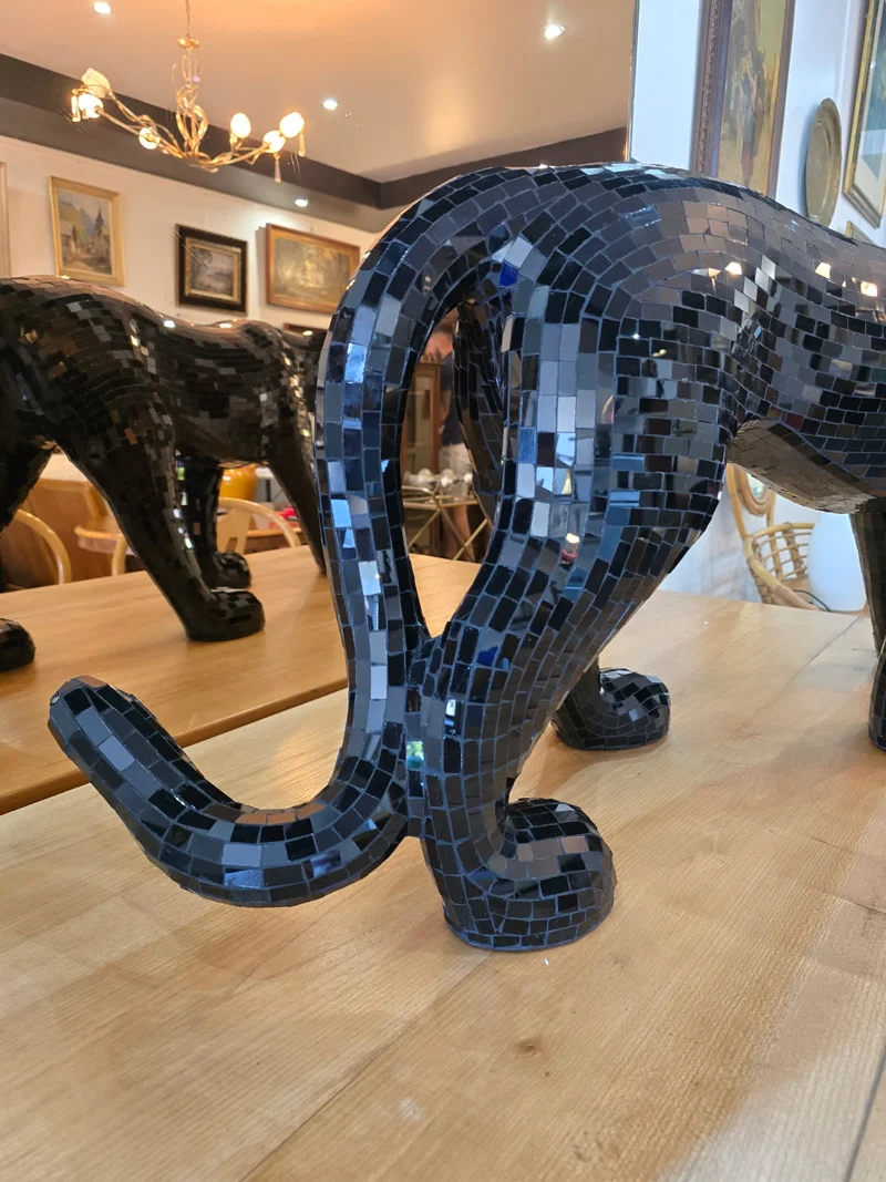 Black Disco panthère 115cm