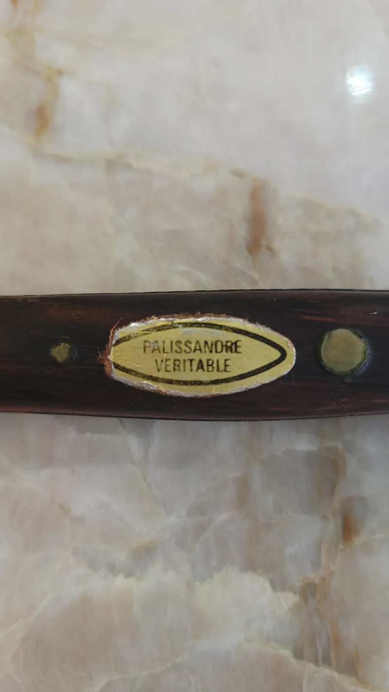 Coffret de 6 couteaux à steak Laguiole - Claude Dozorme - Palissandre de Rio