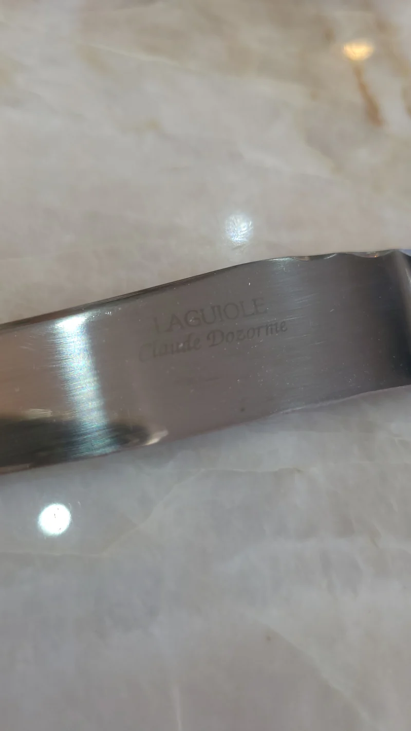 Coffret de 6 couteaux à steak Laguiole - Claude Dozorme - Palissandre de Rio