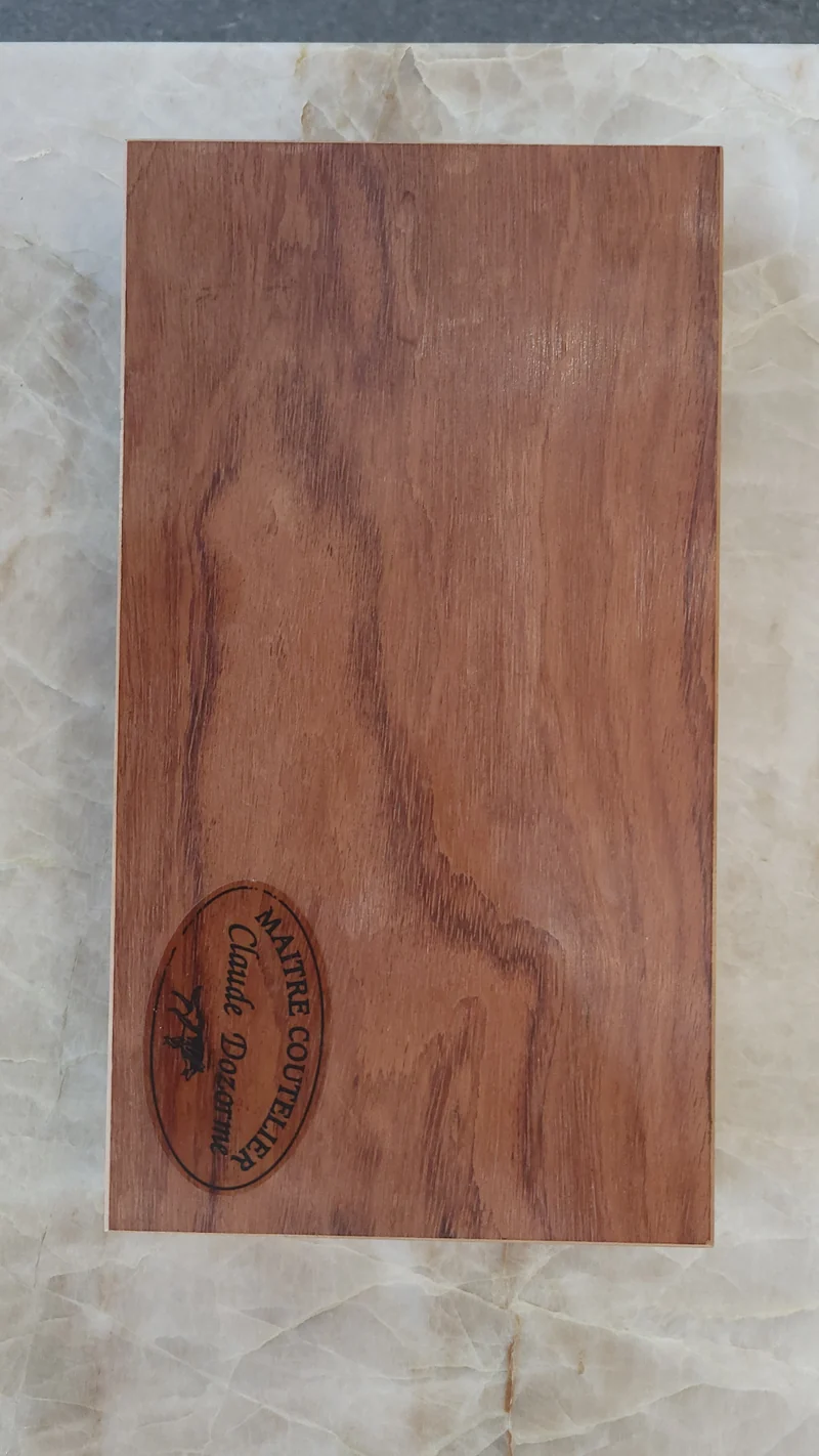 Coffret de 6 couteaux à steak Laguiole - Claude Dozorme - Palissandre de Rio