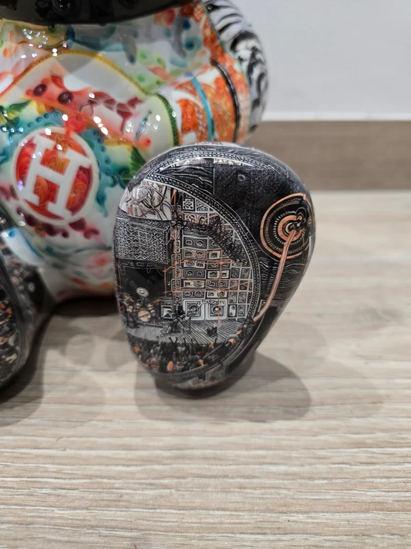 Sculpture Ours Hermès – Édition Limitée 8/26 – 30 cm – Art Pop & Street